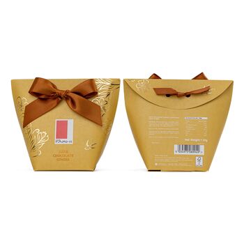 Dark Chocolate Ginger In Bow Box, 130g, 2 of 2