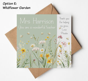 Thank You Teacher Bookmark Cards, 8 of 12