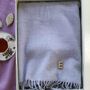 Cashmere Wool Personalised Red Scarf Christmas Gift, thumbnail 4 of 10