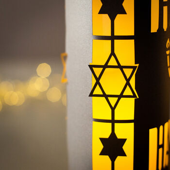 Happy Hanukkah Party Decoration Lantern, 5 of 10
