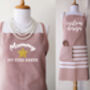 Personalised Cotton Kitchen Apron And Tea Towels, thumbnail 11 of 12