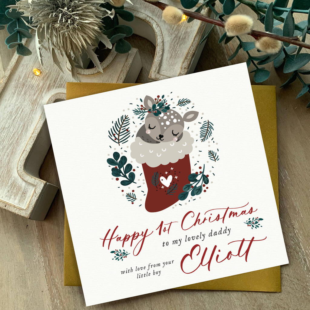 To Our Granddaughter First Christmas Card | My Avail Sd By Farrah &amp; Eve