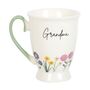 Grandma Wildflower Pedestal Mug, thumbnail 2 of 3