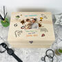 Personalised 'Our Adventures' Kids Doodle Memory Box, thumbnail 3 of 10