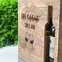 Personalised Wine Lover’s Wooden Bottle Carrier, thumbnail 2 of 7