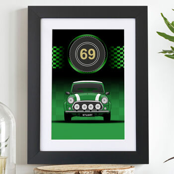 Personalised Framed Car Number Plate Set Of Three, 7 of 7