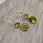 Peridot Sterling Silver August Birthstone Earrings, thumbnail 3 of 11