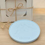 Aquarius Star Sign Christmas Gift Zodiac Coaster, thumbnail 3 of 11
