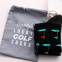 Personalised Dad's Lucky Golf Socks, thumbnail 3 of 5