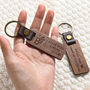 Personalized Wooden Keychain, Custom Engraved Gift, thumbnail 1 of 7