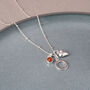 Build Your Own Carnelian July Birthstone Necklace, thumbnail 1 of 5