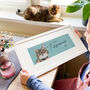 Personalised Bespoke Illustrated Portrait Of Your Cat, thumbnail 1 of 2
