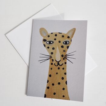 Leopard With Spots Birthday Card, 9 of 9