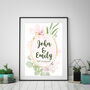 Personalised Quality Typography Print Posters, thumbnail 2 of 8