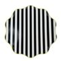 Black And White Striped Party Plates X 12, thumbnail 1 of 2