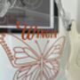 Butterfly Clear Acrylic Banner With Acrylic Chain, thumbnail 7 of 7