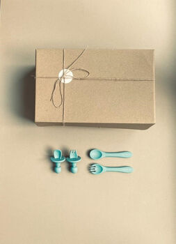 Baby Silicone Weaning Cutlery Set, 8 of 11