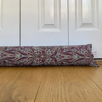 William Morris Draft Excluder, Brocade Draught Stopper, 3 of 6