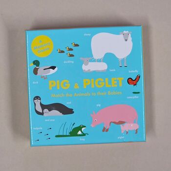 Pig And Piglet Memory Matching Game, 3 of 4