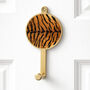Animal Print Pattern Design Wall Hanging Coat Hook, thumbnail 8 of 9