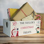 Personalised Christmas White Wooden Crate, thumbnail 3 of 5