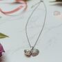 Pearl Shell Necklace – Opens To Reveal A Pearl, Silver Plated With Cubic Zirconia Detail, thumbnail 6 of 8