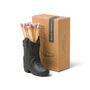Black Cowboy Boot Match Holder With Matches, thumbnail 1 of 4