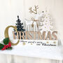 Merry Christmas Wooden Sign, thumbnail 1 of 2