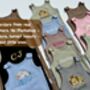 Personalised Baby Dungarees – Embroidered Baby Romper Gift For Newborn, Boy Or Girl, thumbnail 5 of 12