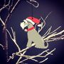 Grey Schnauzer Dog Christmas Tree Decoration, thumbnail 2 of 3