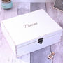 Personalised Large Wooden Name Jewellery Box, thumbnail 3 of 8