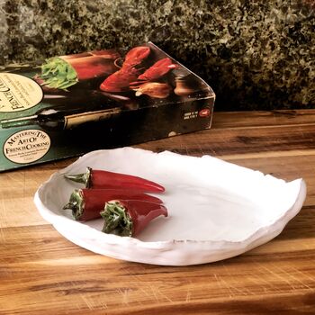 Gifts For Foodies: Handmade Ceramic Chillies Dish, 7 of 7