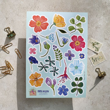 Whimsical Floral Letter Writing Set, 3 of 9