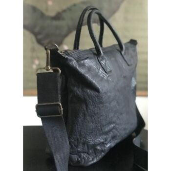 Wdts Weekend Bag Black, Leather, 3 of 3