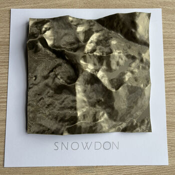 Snowdon 3D Printed Map, 2 of 11
