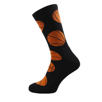 Basketball Men's Upcycled Crew Socks, 3 of 4