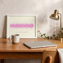 Personalised Favourite Song Sound Wave Print, thumbnail 6 of 6