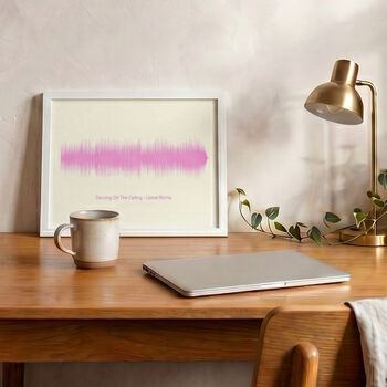 Personalised Favourite Song Sound Wave Print, 6 of 6