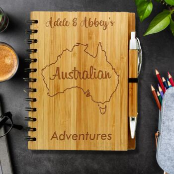 Personalised Eco Bamboo Travel Australian Adventures, 3 of 7