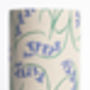 Hand Printed Linen Lampshades Bluebell, thumbnail 2 of 3