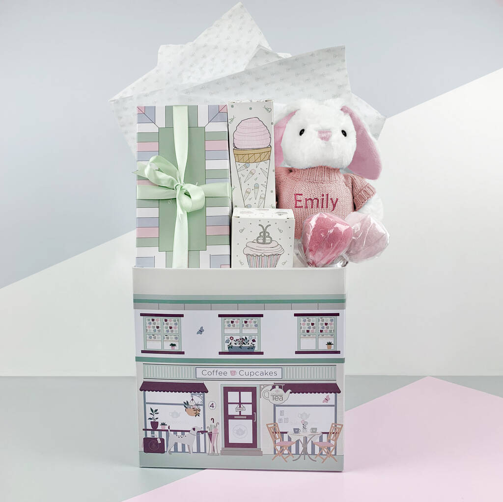 Image of Baby Girl Sweet Treats Hamper, Pink, Pink
