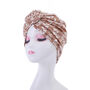 Pre Tied Chemo Turban Headwrap Front Knot, thumbnail 12 of 12