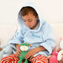 Personalised Twins Soft Child's Dressing Gowns In Blue, thumbnail 7 of 9