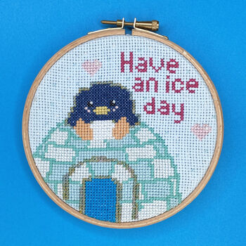 Have An Ice Day Cross Stitch Kit, 2 of 9