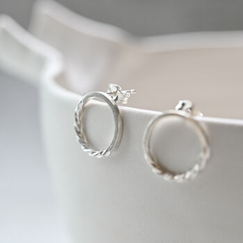 Statement Twisted Studs, 3 of 4