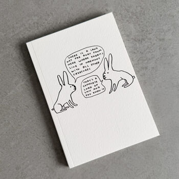 David Shrigley Rabbit Notebook, 3 of 4