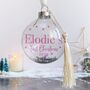 Personalised Starry Christmas Bauble, thumbnail 4 of 4