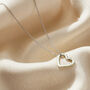 9ct Medium Message Heart Necklace, thumbnail 4 of 6