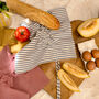 Eloisa Blue Stripes Cotton Napkins With Pleating Channels Set Of Four, thumbnail 1 of 6