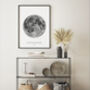 Personalised Black And White Moon Art Print, thumbnail 6 of 8